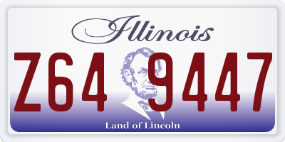 IL license plate Z649447
