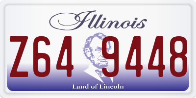 IL license plate Z649448