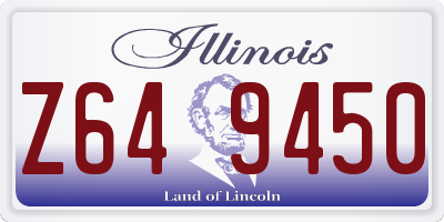 IL license plate Z649450