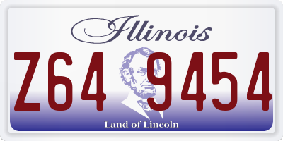 IL license plate Z649454