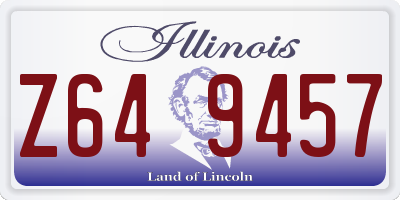 IL license plate Z649457