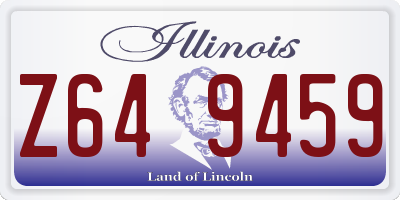 IL license plate Z649459