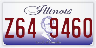 IL license plate Z649460