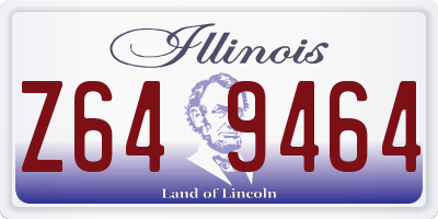 IL license plate Z649464