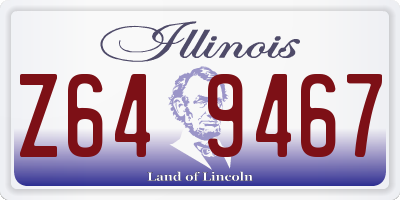 IL license plate Z649467