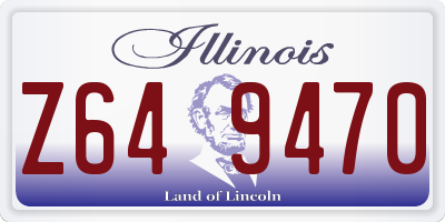 IL license plate Z649470