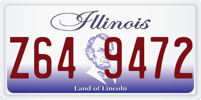 IL license plate Z649472