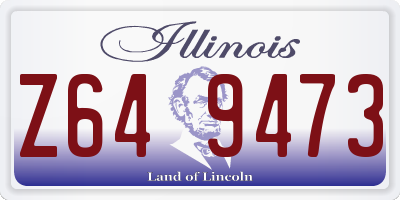 IL license plate Z649473