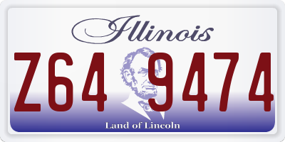 IL license plate Z649474