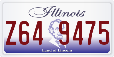 IL license plate Z649475