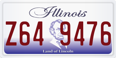IL license plate Z649476