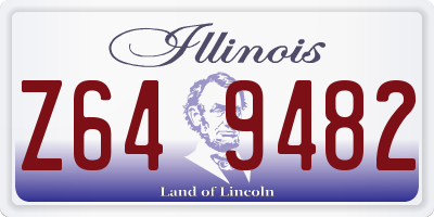 IL license plate Z649482