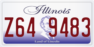 IL license plate Z649483