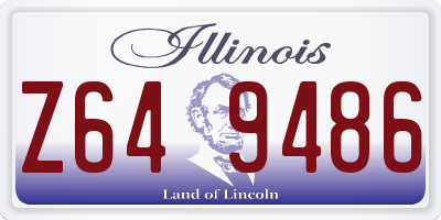 IL license plate Z649486