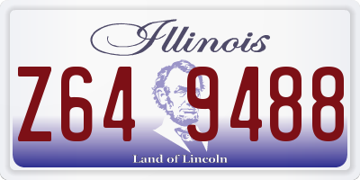 IL license plate Z649488