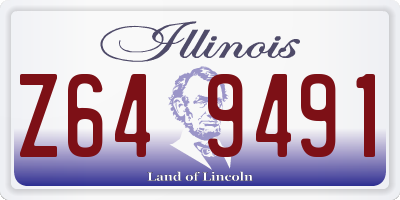 IL license plate Z649491