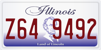 IL license plate Z649492