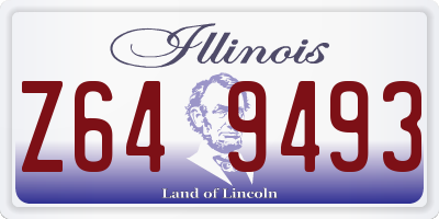 IL license plate Z649493