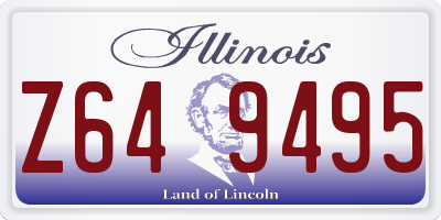 IL license plate Z649495