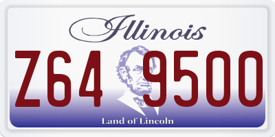 IL license plate Z649500