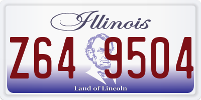 IL license plate Z649504