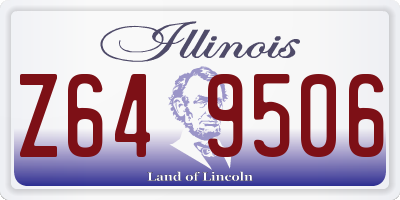 IL license plate Z649506