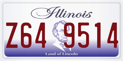 IL license plate Z649514