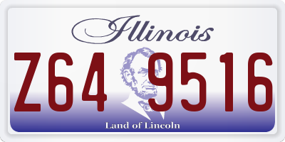 IL license plate Z649516