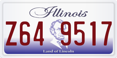 IL license plate Z649517