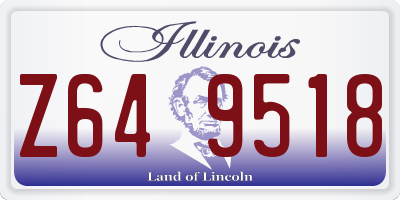 IL license plate Z649518
