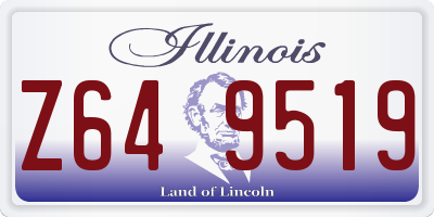 IL license plate Z649519