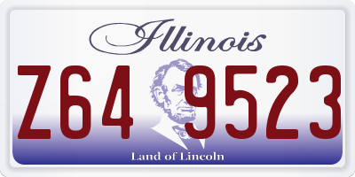 IL license plate Z649523