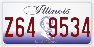 IL license plate Z649534