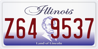 IL license plate Z649537