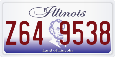 IL license plate Z649538