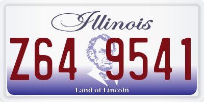IL license plate Z649541