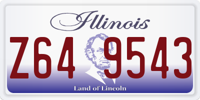 IL license plate Z649543