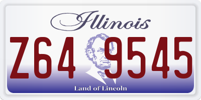 IL license plate Z649545