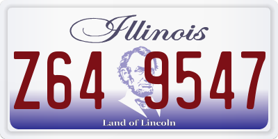 IL license plate Z649547