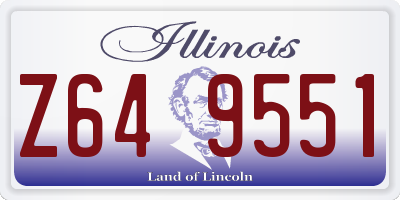 IL license plate Z649551