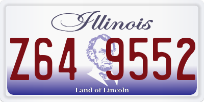 IL license plate Z649552