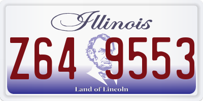 IL license plate Z649553