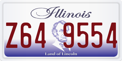 IL license plate Z649554