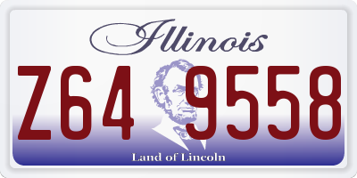 IL license plate Z649558