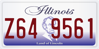 IL license plate Z649561