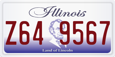 IL license plate Z649567
