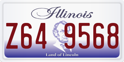 IL license plate Z649568