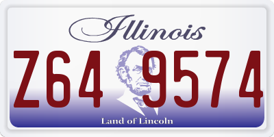IL license plate Z649574
