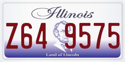IL license plate Z649575