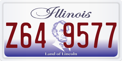 IL license plate Z649577